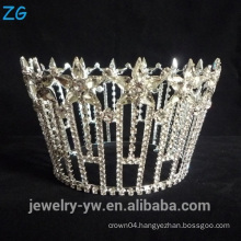 Star Shaped Round Crown Real Diamond Crowns And Tiaras Full Round Star Tiara